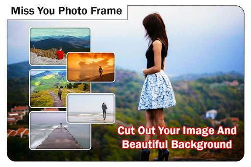 Miss You Photo Frame : Cut Paste Editor screenshot 3