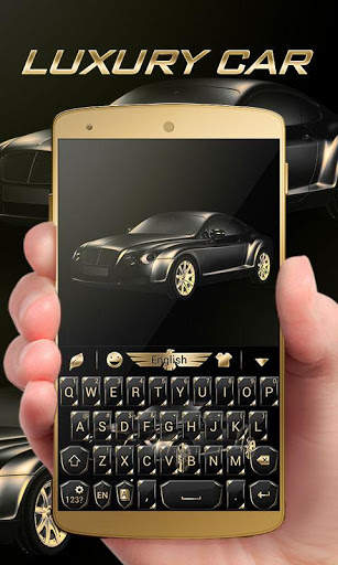 Luxury Car GO Keyboard Theme स्क्रीनशॉट 1