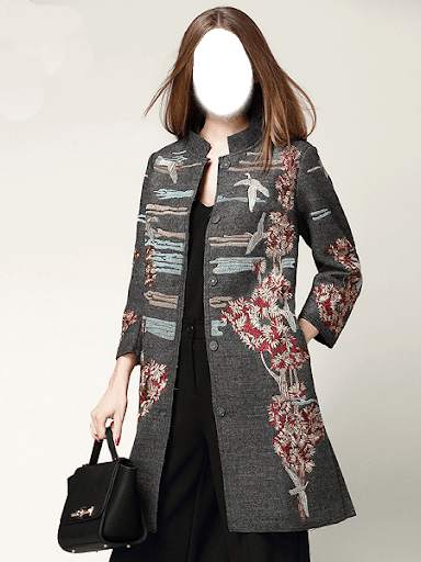 Embroided Winter Women Coat screenshot 7