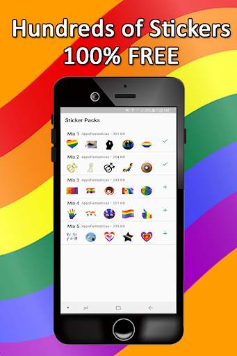 Гей наклейки для WhatsApp - WAStickerApps скриншот 3