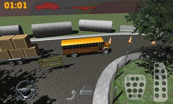 3D School Bus Parking screenshot 1