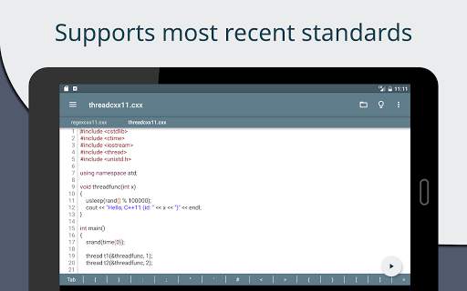 Cxxdroid - C/C   compiler IDE screenshot 10