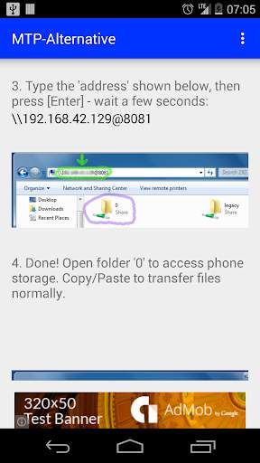 MTP-Alternative USB Drive screenshot 2