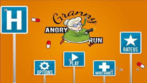 Running Granny Against Zombie screenshot 11