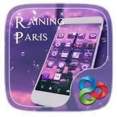Raining Paris GO LauncherTheme on 9Apps