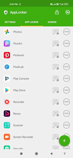 App Locker-app lock fingerprint, pattern, hide app 2 تصوير الشاشة