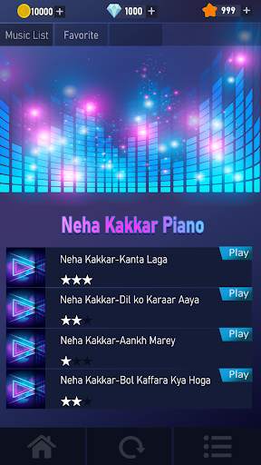Neha Kakkar Piano Tiles screenshot 1