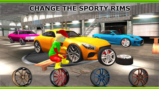 Stickman Car Mechanic Garage screenshot 5