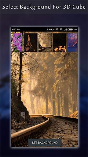3D Photo Cube Live Wallpaper screenshot 5