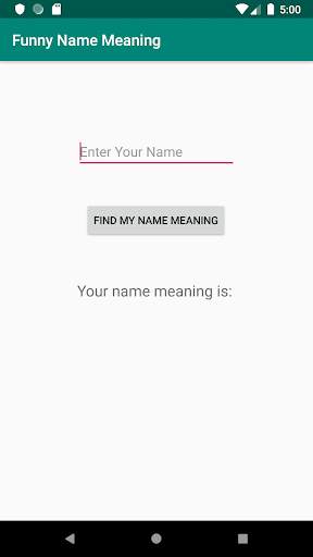 Funny Name Meaning screenshot 1