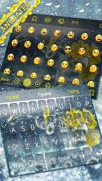 Rainy Afternoon 3D Theme Keyboard 3 تصوير الشاشة
