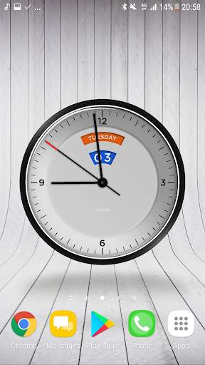 Minimal Clock - Live Wallpaper FREE screenshot 1