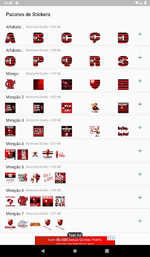 Flamengo Stickers 9 تصوير الشاشة