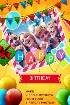 Happy Birthday Video Maker screenshot 1