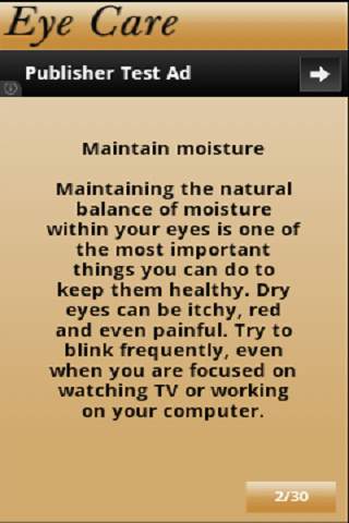 Eye Care screenshot 2