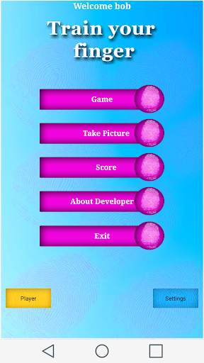 Train your finger screenshot 1
