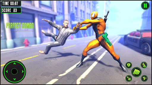 Flying Spider Hero: Superhero shooting games 2020 screenshot 4