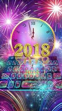 Happy New Year Keyboard Theme screenshot 1