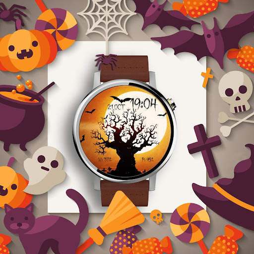 Watch Face - Halloween Spooky screenshot 21