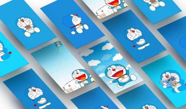Blue Cat Cartoon Wallpaper HD screenshot 1