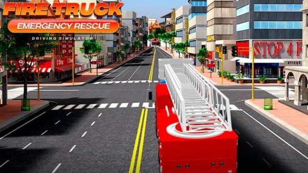 Fire Truck Emergency Rescue - Driving Simulator screenshot 2