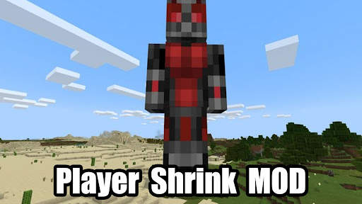 Player Shrink Mod Minecraft PE screenshot 1