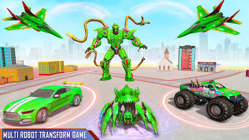 Octopus Robot Car - Robot Game screenshot 5
