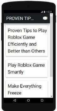 Proven Tips to Play Roblox Game screenshot 2