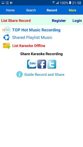 Karaoke Share Simple Record screenshot 5