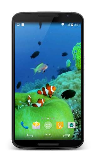 Aquarium Video Live Wallpaper screenshot 1