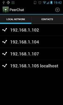 Peerchat Lan Messenger screenshot 3