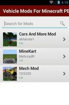 Vehicle Mods For Minecraft PE screenshot 2