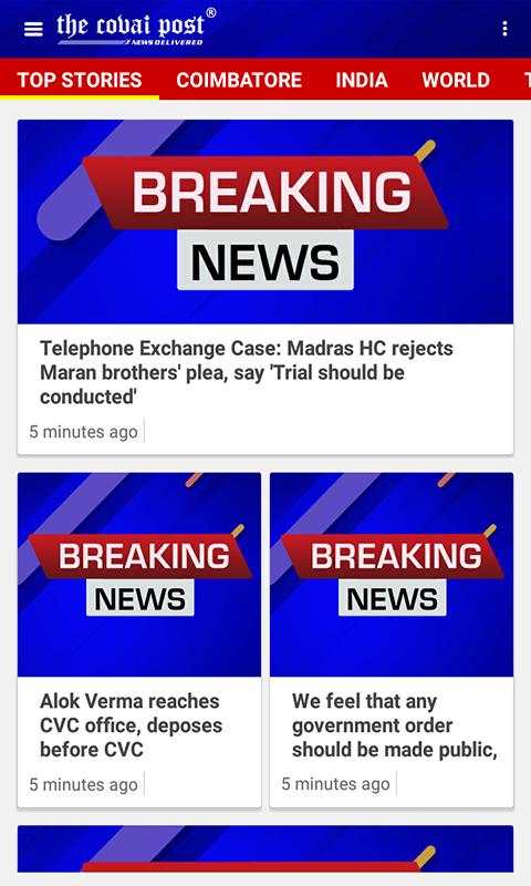 The Covai Post - News Delivered screenshot 2