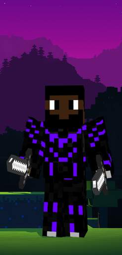 Black Panther Skins for Minecraft screenshot 1