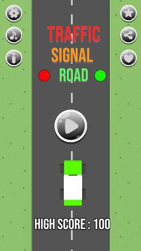 Traffic Signal Road Car Game screenshot 1