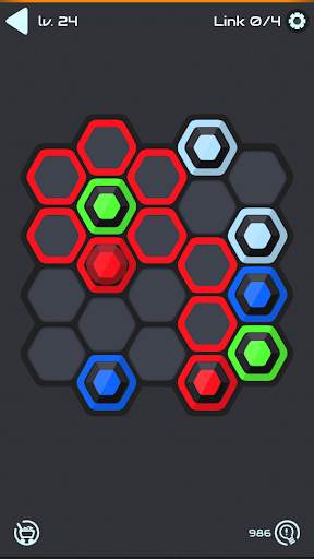 Hexa Star Link - Puzzle Game screenshot 1