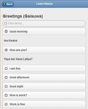 Learn Hausa screenshot 2