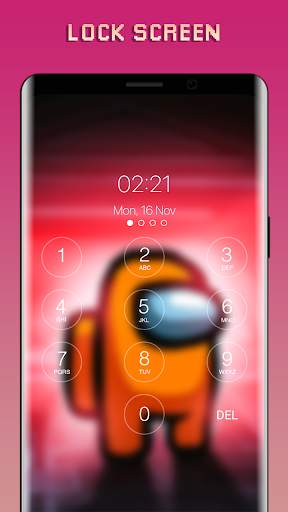Lock Screen For Among Us & Wallpapers 1 تصوير الشاشة