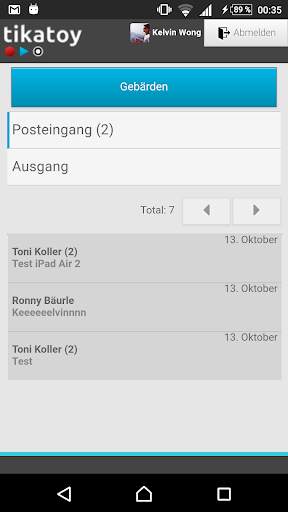 Tikatoy Videomail screenshot 4