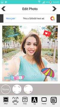 Candy selfie camera - snappy photo screenshot 8
