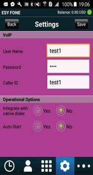 ESY FONE screenshot 1