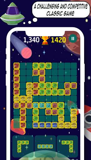 Block Puzzle Space Legend - new puzzle game 2020 screenshot 2