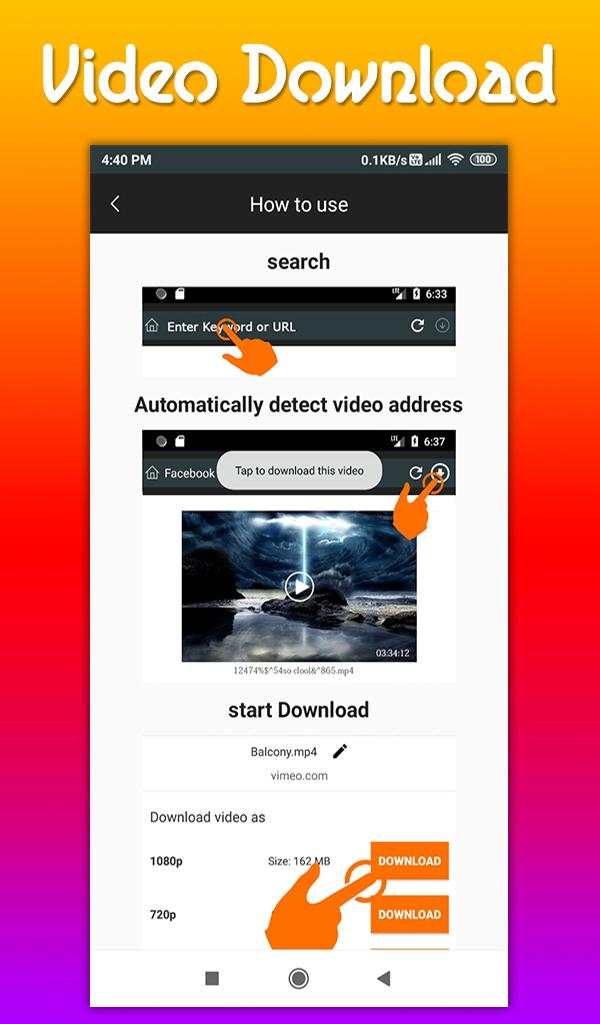 Video Downloader 2020 - Free Video Downloader app screenshot 1