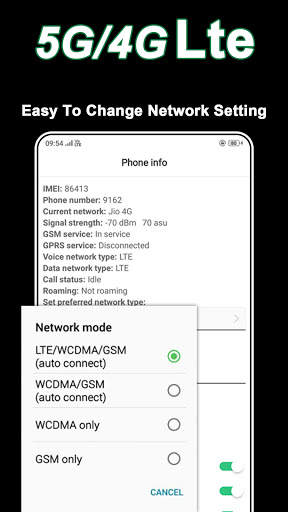 4G LTE Only - 4g LTE Mode screenshot 1