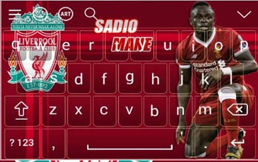 Sadio Mane Theme Keyboard screenshot 5