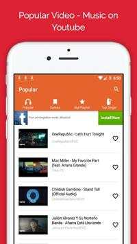 Free Music Player for Youtube screenshot 1