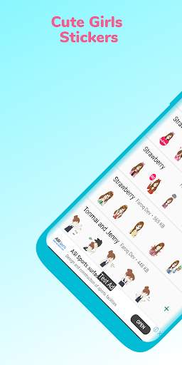 Funny Girl Stickers for WhatsApp screenshot 2