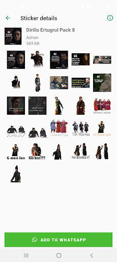 Dirilis Ertugrul Ghazi Sticker screenshot 2