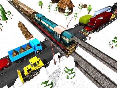 Real Railroad Train Crossing - Free Train Games screenshot 8