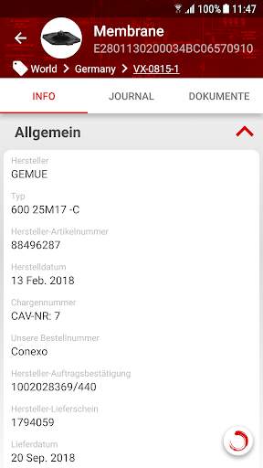 GEMÜ CONEXO Lite screenshot 1